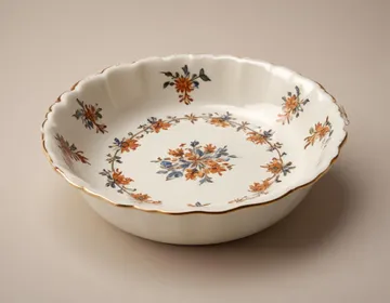 bombonera cristal y porcelana