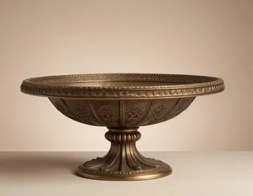 Centro de mesa de bronce antiguo (surtout)