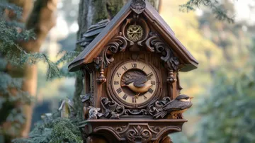 Cuckoo Clock that pops out at the top of the hour often with elaborate design